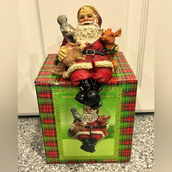 Vintage Festive Friends Stocking Holders SANTA STH-SNT - Picture 1 of 4